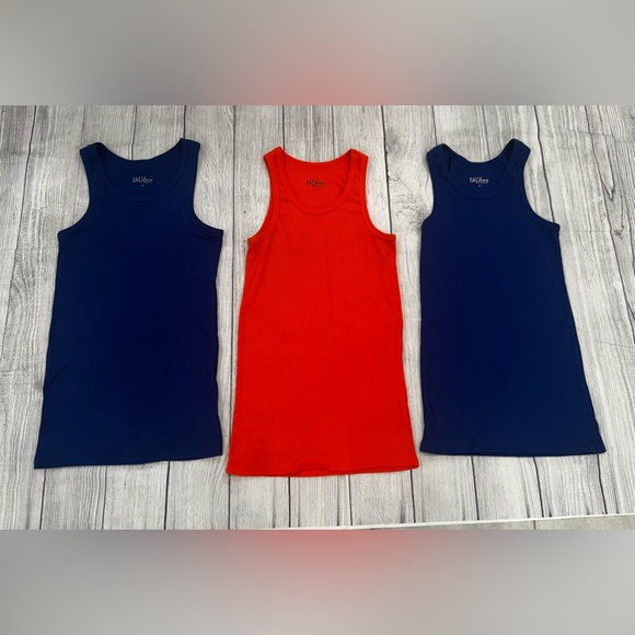 GALAXI bundle of 3 items men orange and Blue Tank Tops/size S - Picture 1 of 11